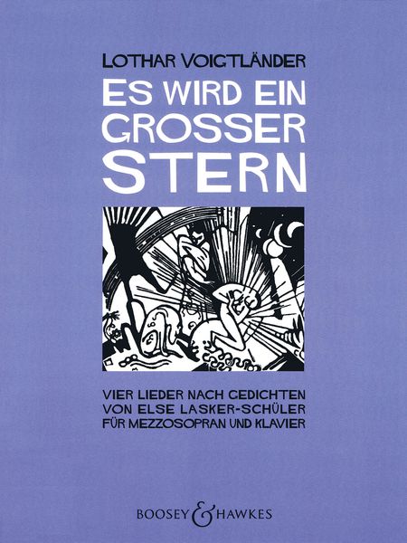 Es Wird Ein Grosser Stern : Für Mezzosopran und Klavier.