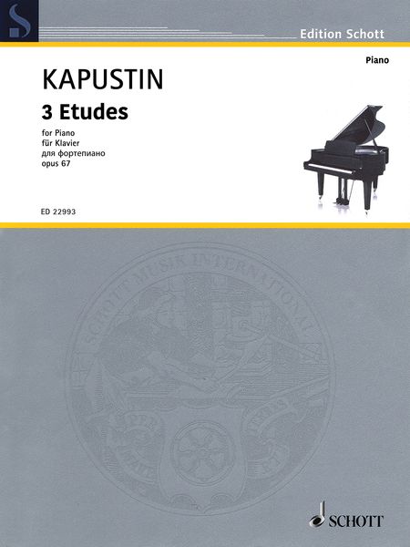 3 Etudes, Op. 67 : For Piano.