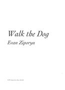 Walk The Dog : For Bass Clarinet and Tape.