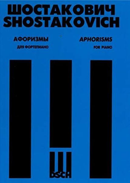 Aphorisms, Op. 13 : For Piano.