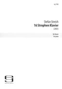 16 Strophen Klavier : Für Klavier (2003).