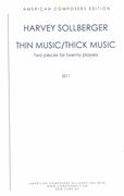 Thin Music/Thick Music : Two Pieces For Twenty Players (2011).