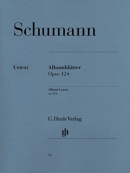 Albumblätter, Op. 124 : Für Klavier / edited by Ernst Herttrich.