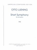 Short Symphony : For Orchestra (1980).