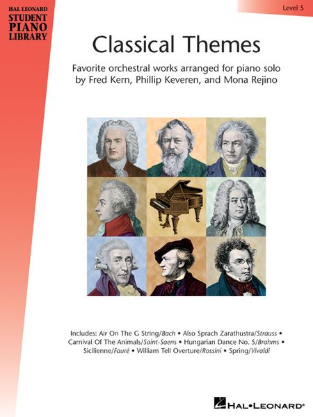 Classical Themes : Favorite Orchestral Works arranged For Piano Solo, Level 5.