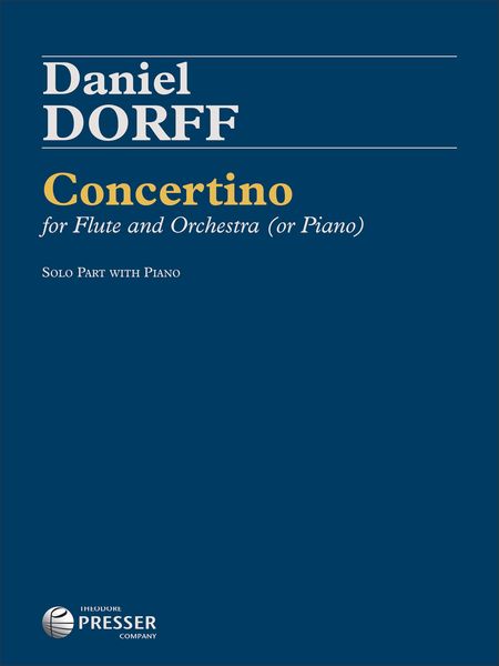 Concertino : For Flute and Orchestra (Or Piano) (2018) - Solo Part With Piano.