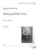 Sieben Geistliche Arien : Für Stimme und Orgel / edited by Gabriel Isenberg.