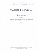 Nocturne From Divertimento For String Orchestra (1954).