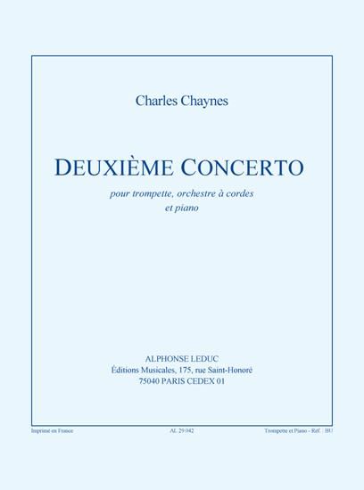 Concerto No. 2 : For Trumpet, String Orchestra and Piano - Piano reduction.