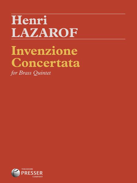 Invenzione Concertata : For Brass Quintet (1997).