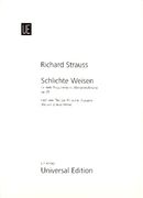 Schlichte Weisen, Op. 21 : Für Tiefe Stimme Mit Klavierbegleitung.