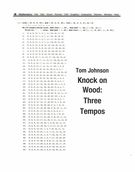 Knock On Wood - Three Tempos : For Three Wood Blocks (2017).