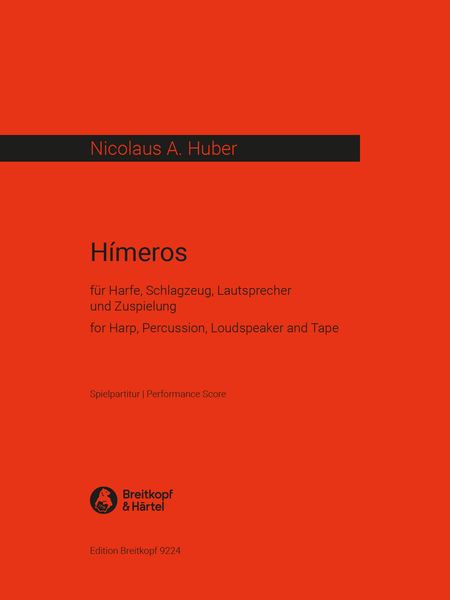 Hímeros : Für Harfe, Schlagzeug, Lautsprecher und CD-Zuspielung (2011).