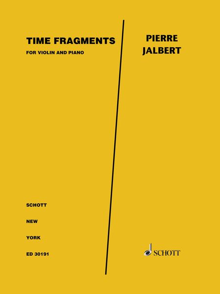 Time Fragments : For Violin and Piano.