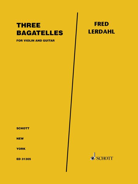 Three Bagatelles : For Violin and Guitar (2016).