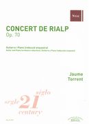 Concert De Rialp, Op. 70 : For Guitar and Piano (2011) (Orchestra reduction).