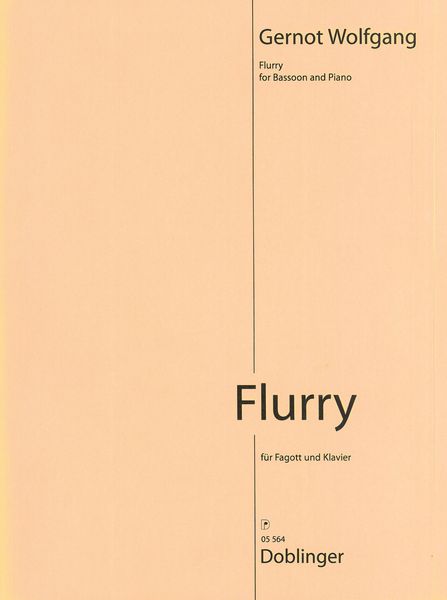 Flurry : For Bassoon and Piano.