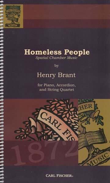 Homeless People : Spatial Chamber Music For Piano, Accordion and String Quartet.