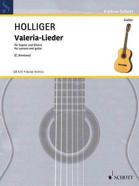Valeria-Lieder : Für Sopran und Gitarre (1957).