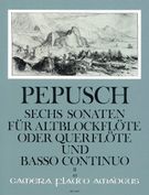 Sechs Sonaten Für Alfblockflöte Oder Querflöte Un Basso Continuo, 4-6.