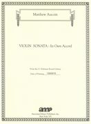 Violin Sonata : Its Own Accord (2016).