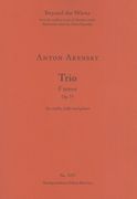 Trio In F Minor, Op. 73 : For Violin, Cello and Piano.