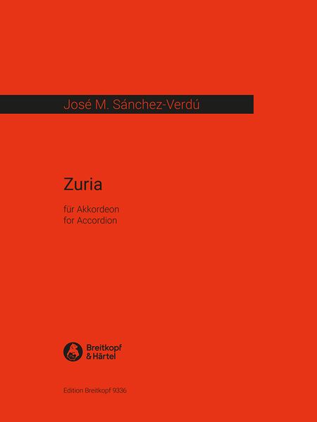 Zuria : For Accordion (2013/14).