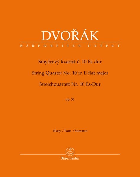 String Quartet No. 10 In E Flat Major, Op. 51 / edited by Hartmut Schick.