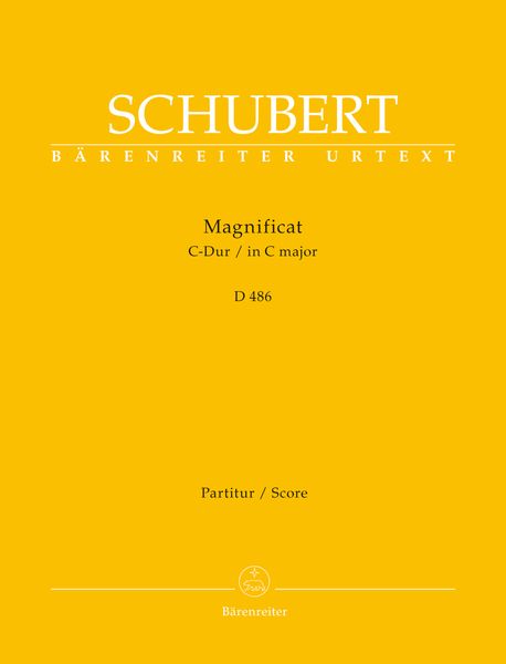 Magnificat C-Dur, D 486 / edited by Rudolf Faber.