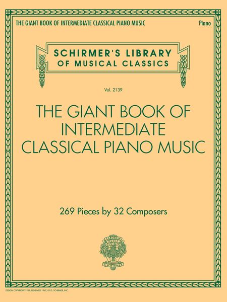 Theodore Front Musical Literature - Giant Book of Intermediate Classical  Piano Music : 269 Pieces by 32 Composers.