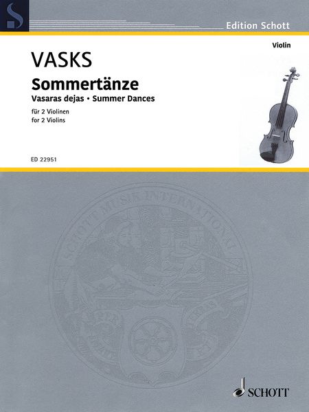 Sommertänze = Summer Dances : For 2 Violins (2017).