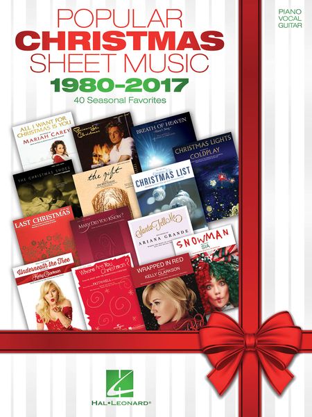 Popular Christmas Sheet Music – 1980-2017.