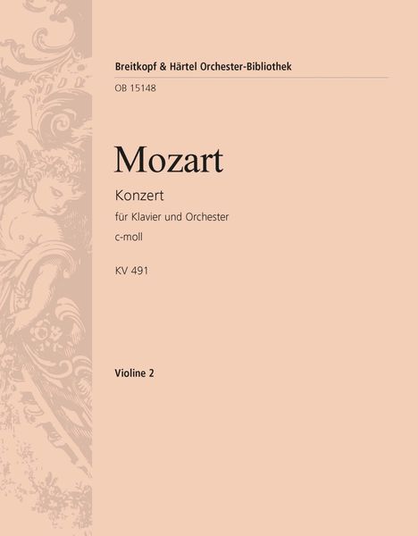 Konzert C-Moll, K. 491 : Für Klavier und Orchester / edited by Ernst Herttrich.