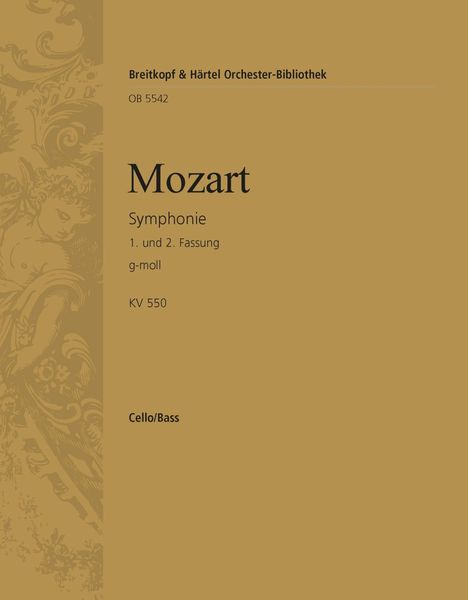 Symphonie G-Moll, K. 550 - 1. und 2. Fassung / edited by Henrik Wiese.