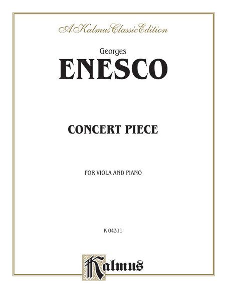 Concert Piece : For Viola & Piano.