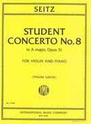 Student Concerto No. 8 In A Major, Op. 51 : For Violin and Piano / edited by Tyrone Greive.