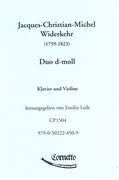 Duo D-Moll : Für Klavier und Violine / edited by Emilio Lede.