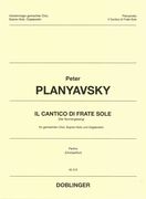 Cantico Di Frate Sole (der Sonnengesang) : Für Gemischten Chor, Sopran-Solo und Orgelpositiv.