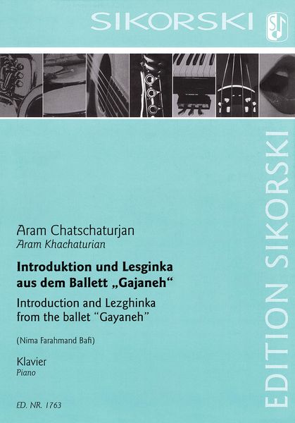 Introduction and Lezghinka From The Ballet Gayaneh : For Piano / arranged by Nina Farahmand Bafi.