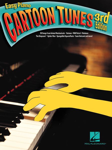 Cartoon Tunes – 3rd Edition : For Easy Piano.