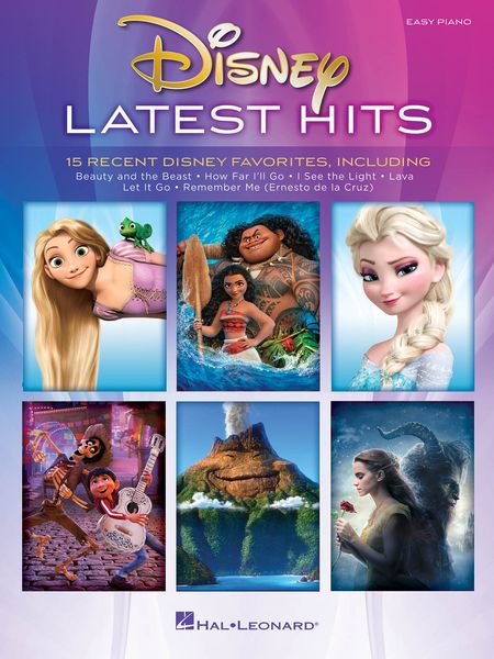 Disney Latest Hits - 15 Recent Disney Favorites : For Easy Piano.