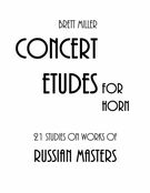 21 Studies On Works of Russian Masters : For Horn.