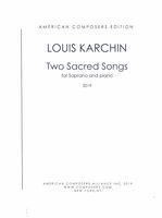 Two Sacred Songs : For Soprano and Piano (2019).