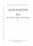 Trio : For Violin, Cello and Piano (2019).