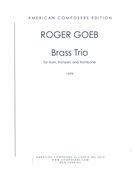 Brass Trio : For Horn, Trumpet and Trombone (1979).