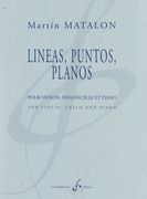 Lineas, Puntos, Planos : Pour Violon, Violoncelle et Piano.