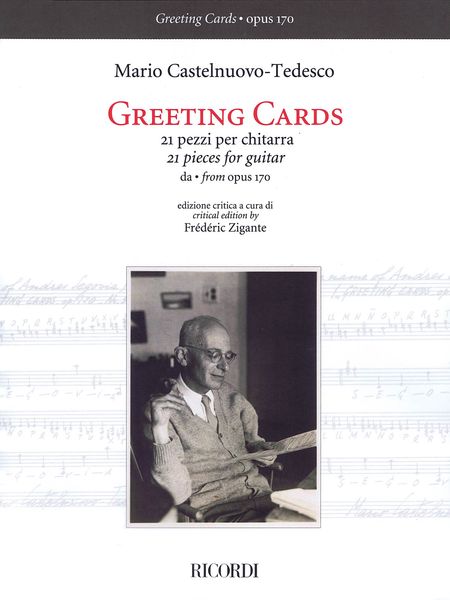 Greeting Cards : 21 Pieces For Guitar From Op. 170 / edited by Frédéric Zigante.