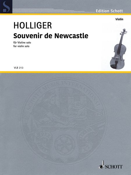 Souvenir De Newcastle : For Violin Solo (2009).