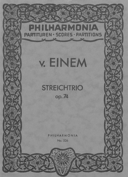 Streichtrio, Op.74.