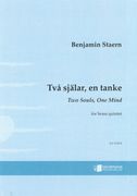 Två Själar, En Tanke = Two Souls, One Mind : For Brass Quintet (2014).